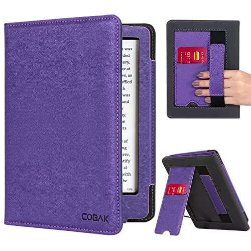 Image of CoBak Case with Stand for Kindle Paperwhite -with Auto Sleep Wake, Card Slot, Hand Strap Feature - Fits Kindle Paperwhite 11th Generation 6.8 inch Signature Edition 2021 Released