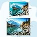 VOLUVOLU 500 Piece Puzzle for Adults, Jigsaw Puzzle,Glacier Park Jigsaw Puzzles 500 Pieces Birthday Party for Family Adults Funny Puzzle