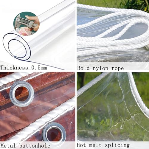 Bâche transparente anti-gel pour protéger vos plantes de serre et votre balcon - 5