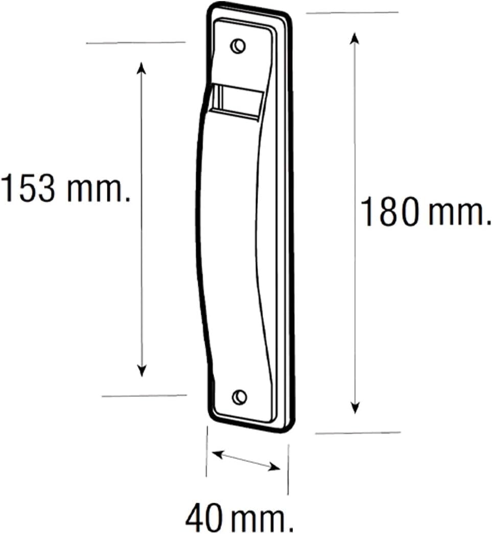 Blind Pickup Trim | Suitable for 20 mm Blinds | Made of high Quality White PVC