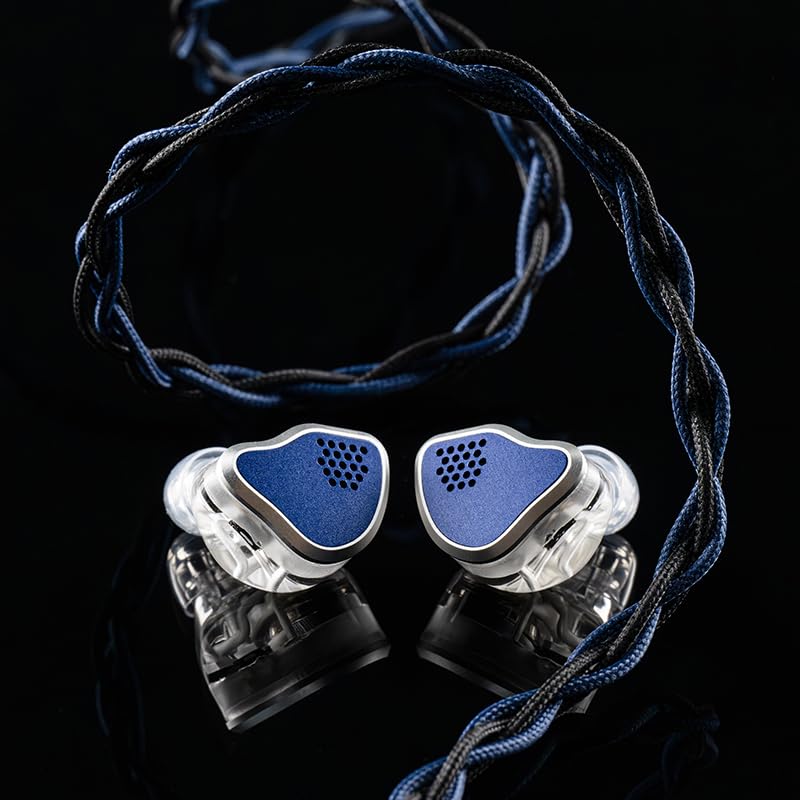 Image of Moondrop X Crinacle Silicon Earphone 1DD+2BA+2MEMS Tribrid IEMs with 0.78mm 2-pin Universal Interchangeable Cable