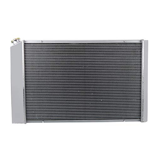 OzCoolingParts Chevy C/K/P/R/V Series Radiator Shroud Fan Kit, 3 Row Core Aluminum Radiator Fan Shroud Kit for 1973-1991 74 75 76 77 78 Chevy C10/C20/C30/K10/K20/K30 Pickup Truck Blazer Jimmy Suburban - Thumbnail 2