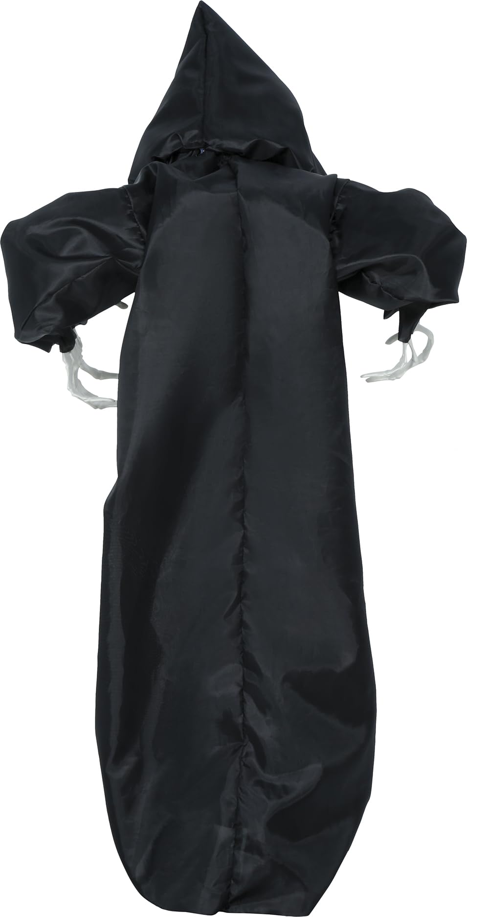 FIESTAS GUIRCA | Esqueleto Susto con Luz, Sonido y Movimiento (100 cm) - Decoración de Halloween y Oktoberfest para Celebraciones - Ideal para Ambientes Terroríficos y Espeluznantes - Negro y Beige