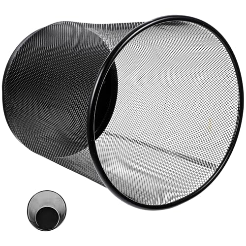 Caneca de basura metálica Cabilock 28x26x22 cm