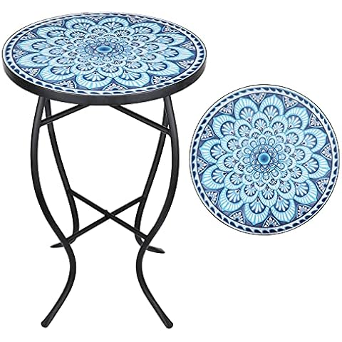 Vipush Outdoor Mosaic Side Table Cover