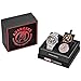 Citizen Men's Eco-Drive Marvel Avengers Silver Stainless Steel Watch and Pin Gift Set, Avengers 60th Anniversary (Model: AW2080-64W)