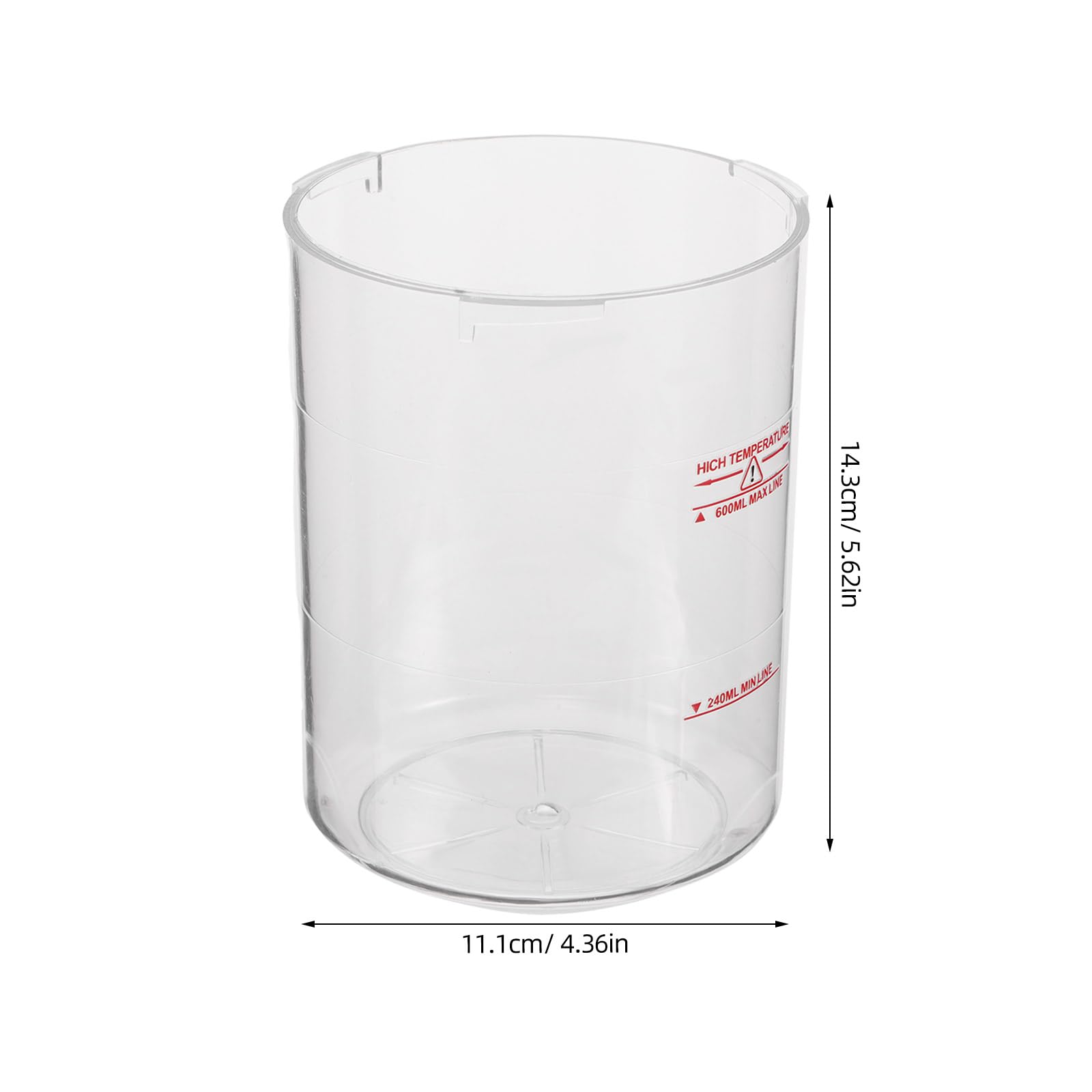 MAGICLULU Tazza di Ricambio per Facciale da 240-600ml in Abs Grande Capacità e Facile Monitoraggio del Livello Dell'acqua per Centri Benessere e Saloni di Bellezza