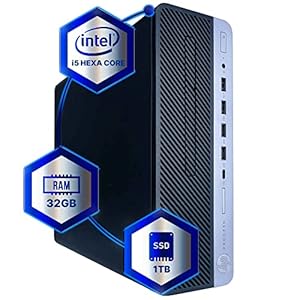 HP ProDesk 600G4 Desktop Computer | Hexa Core Intel i5 (3.2) | 32GB DDR4 RAM | 1TB SSD Solid State | Windows 11 Professional | Home or Office PC (Renewed)