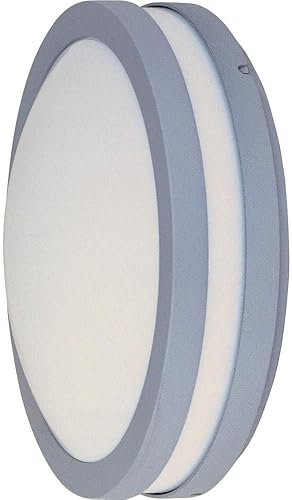 Maxim 86207WTPL, Zenith EE - Aplique de pared para exteriores, 2 luces, 36 W, flúor, platino