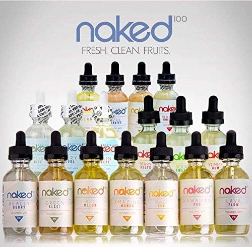 Naked 100 Premium 60ML Shortfill USA Made E-Juice All Flavours No Nicotine (Hawaiian Pog)