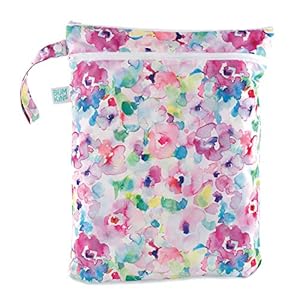 Bumkins Waterproof Wet Dry Bags for Baby, Travel, Swimsuit, Cloth Diapers, Pump Parts, Gym Clothes, Toiletries, Strap to…