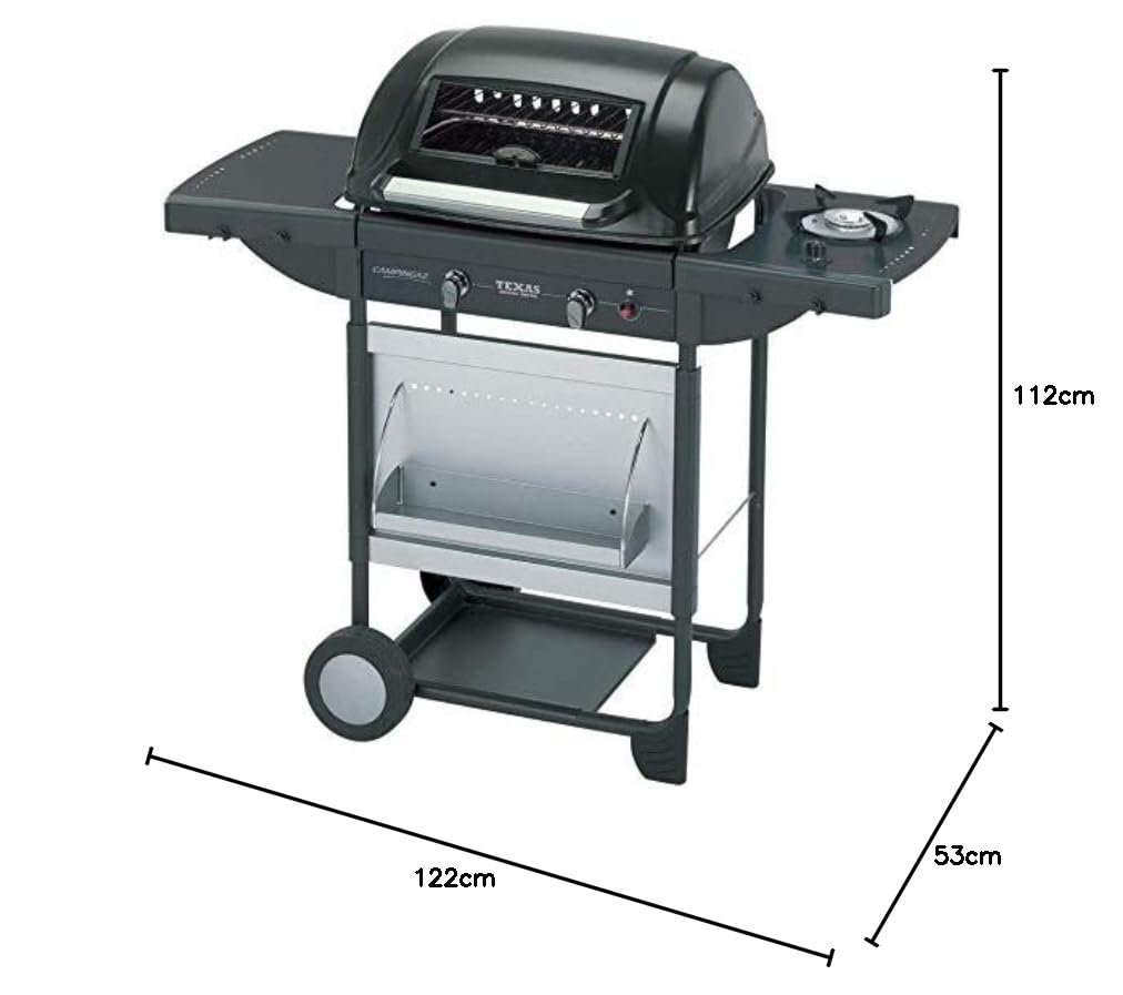 Campingaz Texas Revolution Grill Barbecue 80 x 33.5 x 40 cm 29.5 Kg