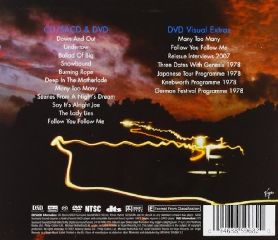 廃盤 6SACD＋6DVD GENESIS ジェネシス 1976-1982 廃盤 6SACD＋6DVD GENESIS ジェネシス 1976-1982 廃盤