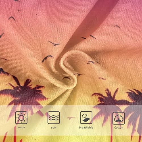 Designer Girls Underwear Toddlers 2t Cotton Little Girl Panties Tropical Sunset Palm Trees Shore Briefs Girls Undies3