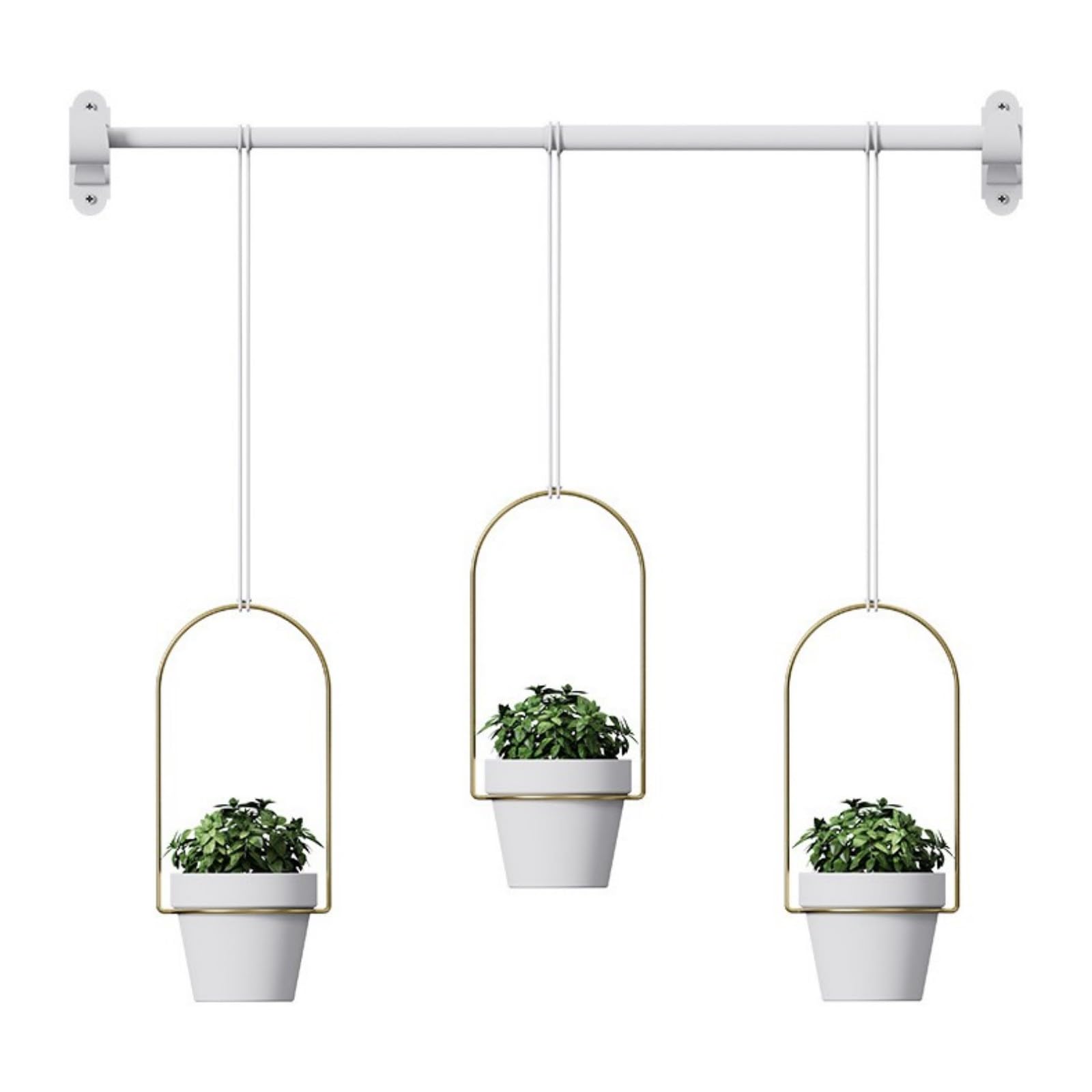 Piceioep Detachable Flower Hanging Basket Flower Container Plant Hanging Basket Wall Art Decoration Planter Window Holder