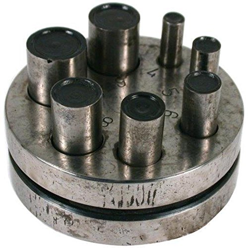 Disc Cutter 7pc Set Jewelers Metalworking Punch Tool