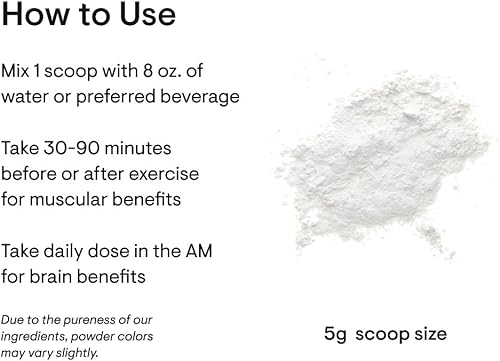 Miniatura 4 de Thorne Research - Creatina en polvo para promover la producción de energía masa corporal magra resistencia muscular y potencia Certificado NSF para