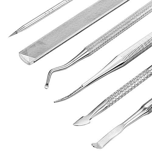 Bcabo Premium 7Pcs/Set Stainless Steel Ingrown Toenail File And Lifter Double Sided Ingrown Toenail Care Set #TOP4