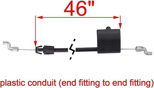 Miniatura 8 de Leopop Cable de acelerador de cortacésped 158152 582991501 Cable de control de zona de motor para Husqvarna Poulan Craftsman Weed Eater Control