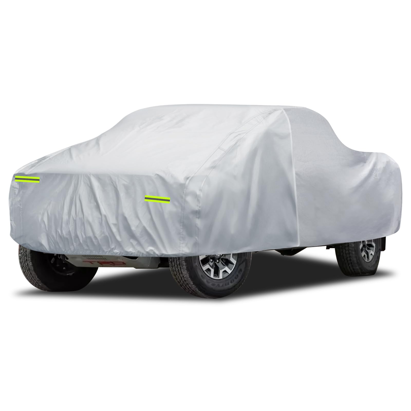 Photo 1 of Truck Cover Waterproof All Weather, 6 Layers Pickup Cover Fit for Toyota Tacoma, Ford Ranger, Chevrolet Colorado, Nissan Frontier (T1 Fit Truck Length Up to 220 inch)