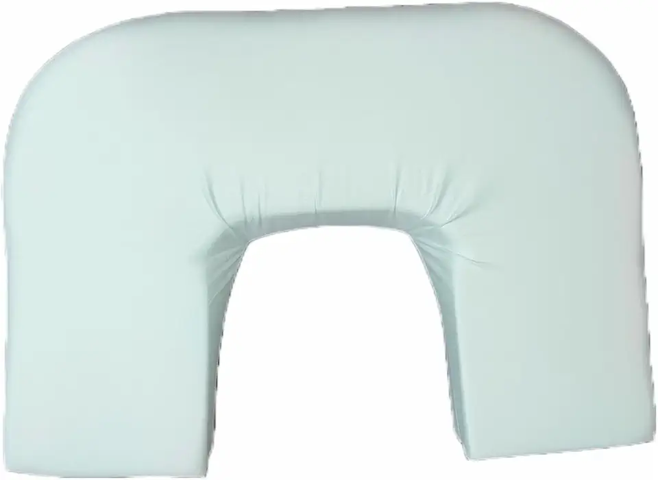 Almofada Amamentacao Gemeos Grande Lisa Verde Gemelar