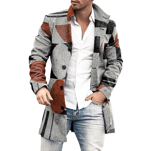 Veste en cuir rembourré homme style vintage en peau de mouton