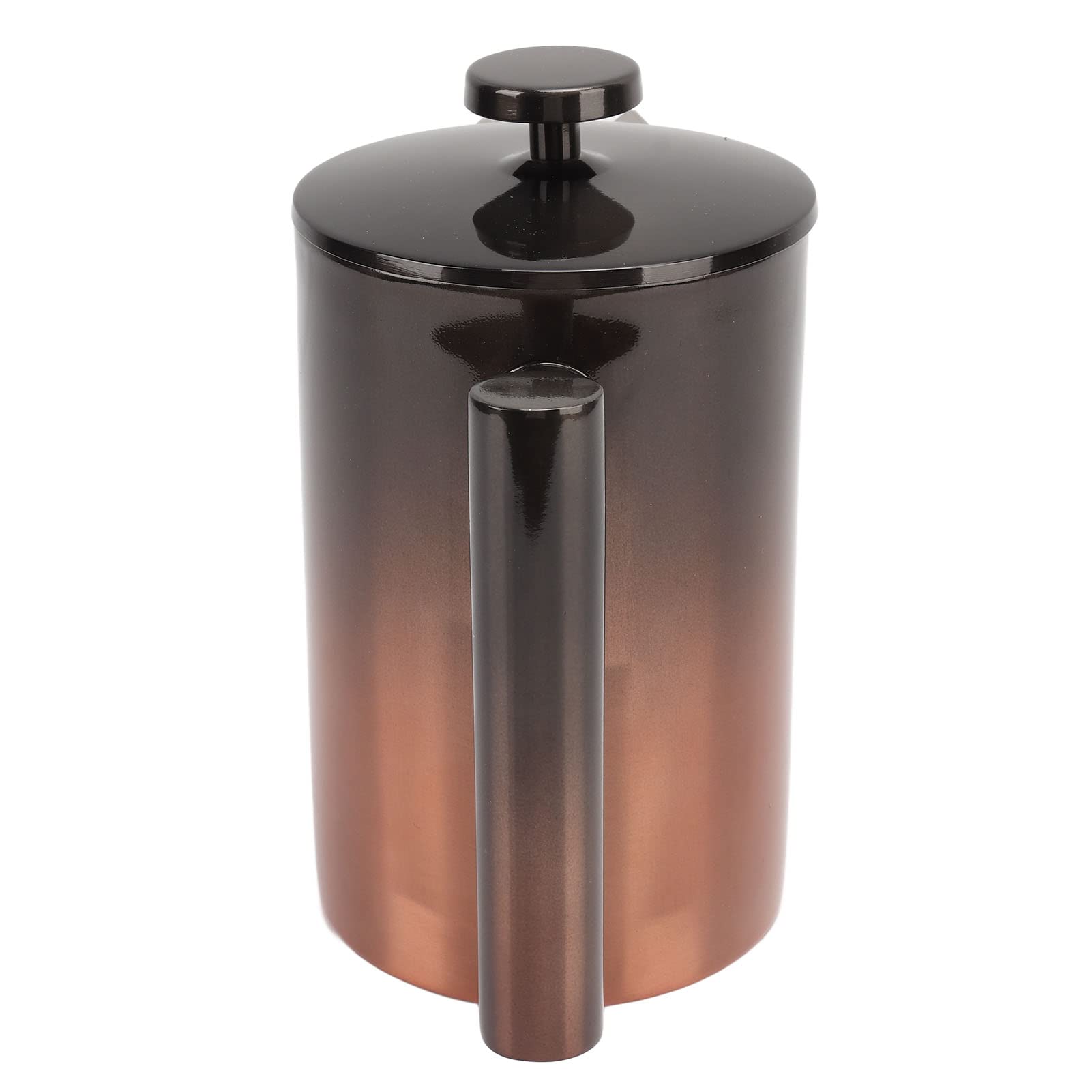 Cryfokt Macchina per tè e caffè French Press Resistente Alla Ruggine con Struttura a Doppia Parete per gli Appassionati di caffè Caldo, Acciaio Inossidabile 304 (800 ml)