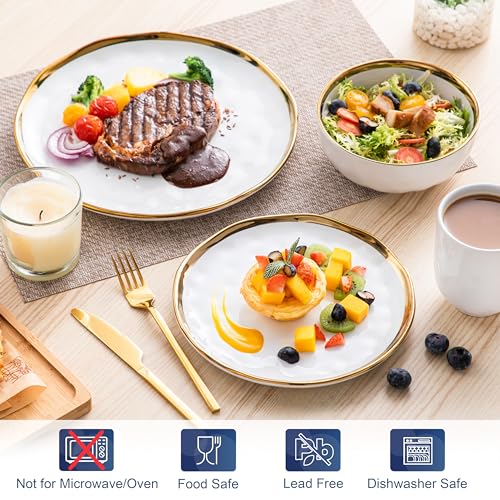 LOVECASA-White-and-Gold-Dinnerware-Sets-Stoneware-Dish-Set-for-4-16-Piece-Kitchen-Plates-and-Bowls-Sets-Handmade-Dinner-Set-with-Gold-Trim