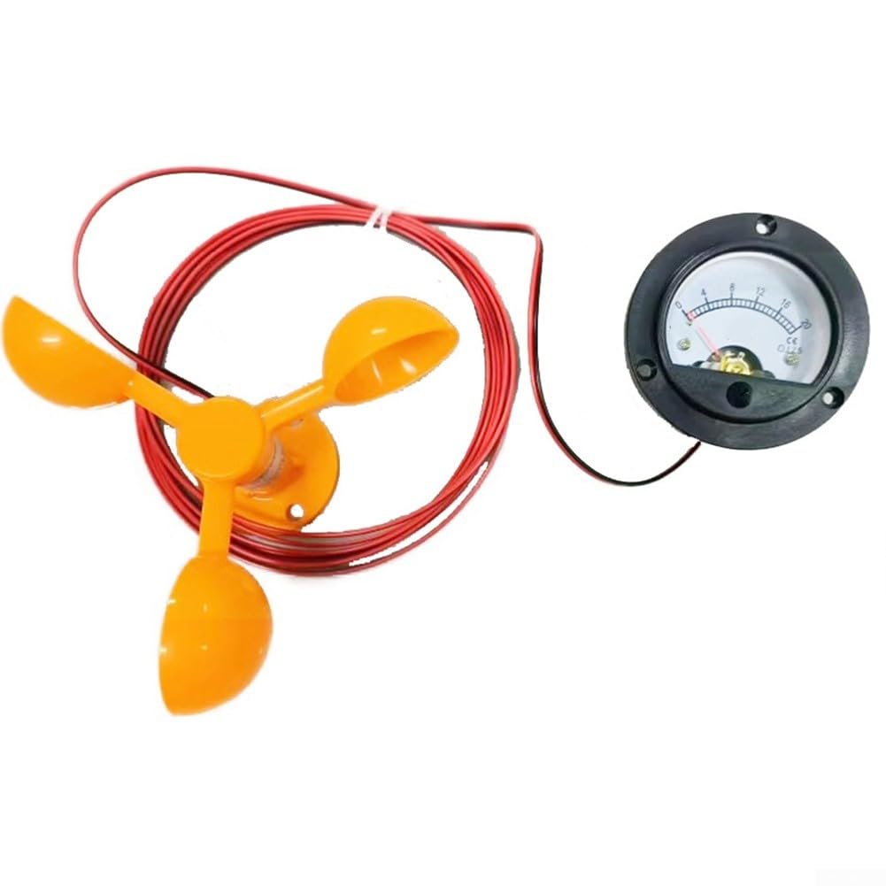 Impianto eolico verticale fai da te - Generatore eolico modello educativo per esperimenti fisici, plastica ABS, 150 x 150 x 160 mm (A PRO)