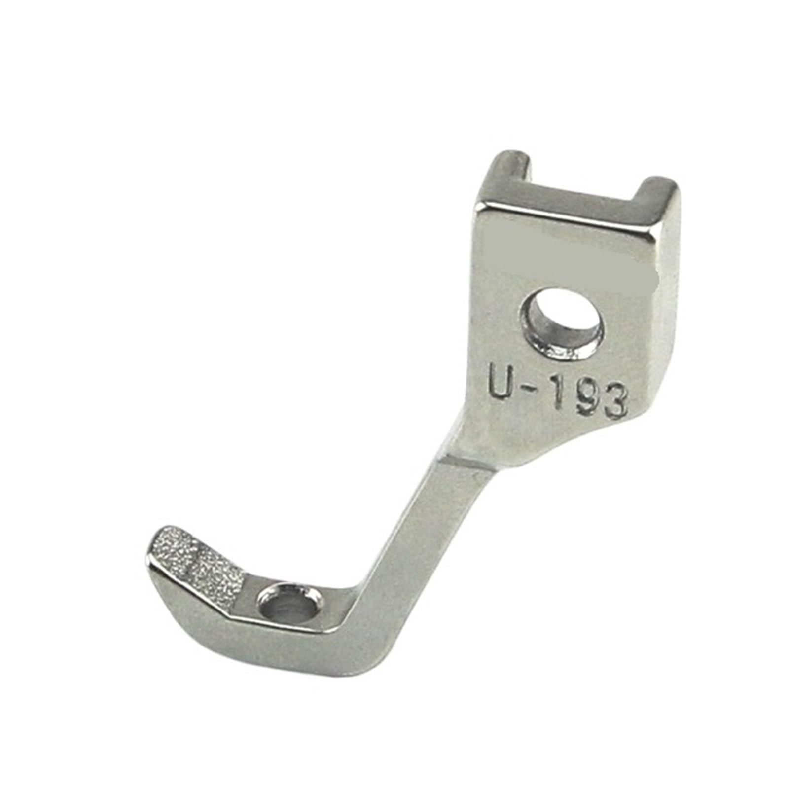 Pie de Carpeta Ajustable, guía de Doble Cuchillo con Resorte, Control de Borde de Pespunte for Costura Industrial, 1 ud.(3-8-L)