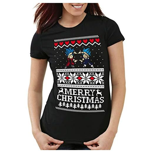 style3 Goku Vegeta god jul jul t-shirt kvinnor tröja design