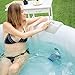 Goplus 4-6 Person Outdoor Spa Inflatable Hot Tub for Portable Jets Bubble Massage Relaxing with Accessories Set (4-Person, Beige)