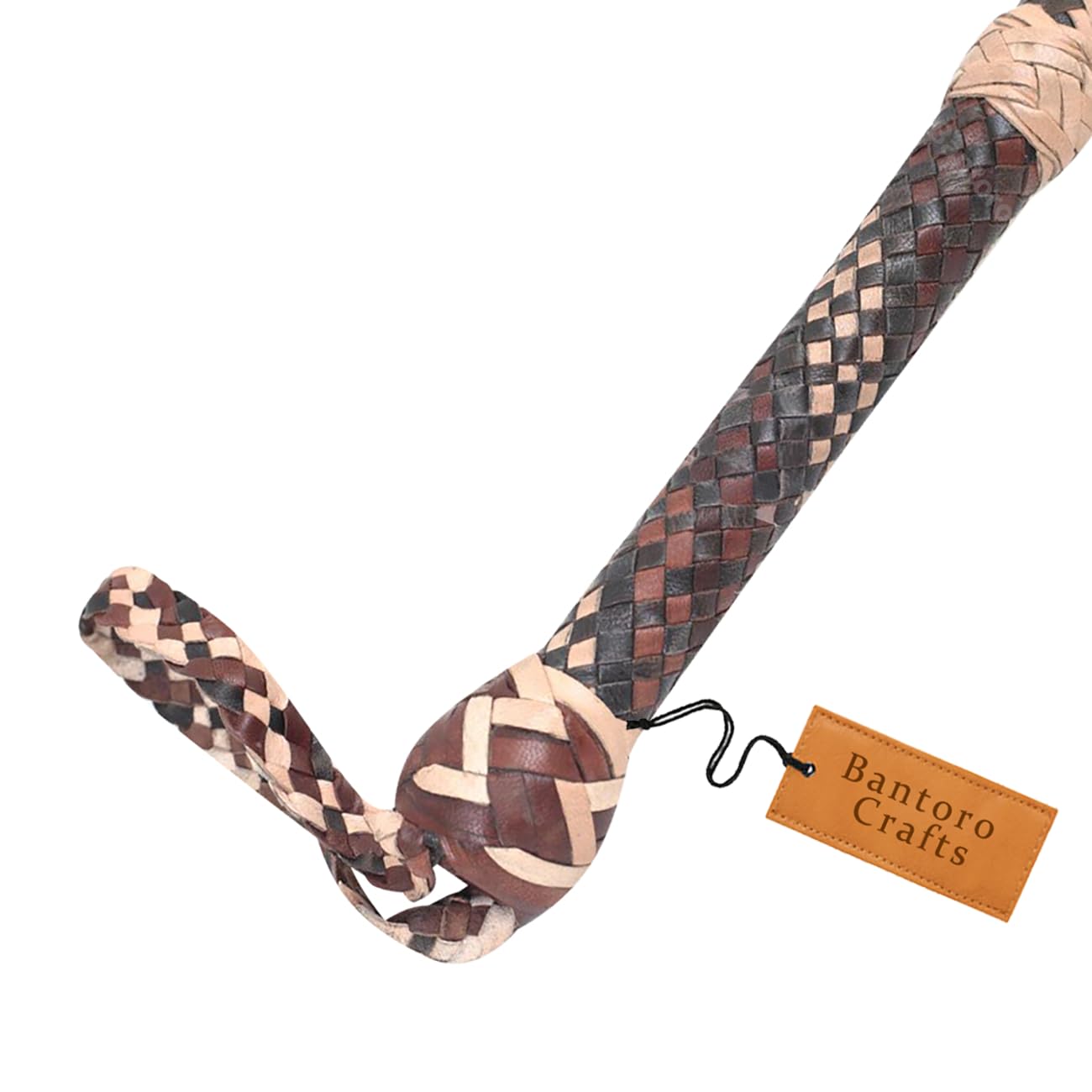 Marrone, Rosso e Crema Frusta in Pelle di Canguro Bullwhip16 Trecce Fili Pelle Intrecciata Frusta Che schiocca Forte