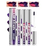 lipstains review Delineador de labios peel-off resistente al agua: Ayuda a reducir las manchas por beber agua o pequeños movimientos cotidianos. Aplica varias capas de diferentes tonos para crear un acabado peel-off de larga duración (efecto tipo tatuaje) y mate, para que no necesites retoques frecuentes para mantener un contorno constante.