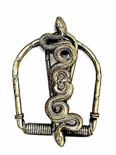 Porte-clés cadeau cornes amulettes avec pince à billets ART 9 en argent antique