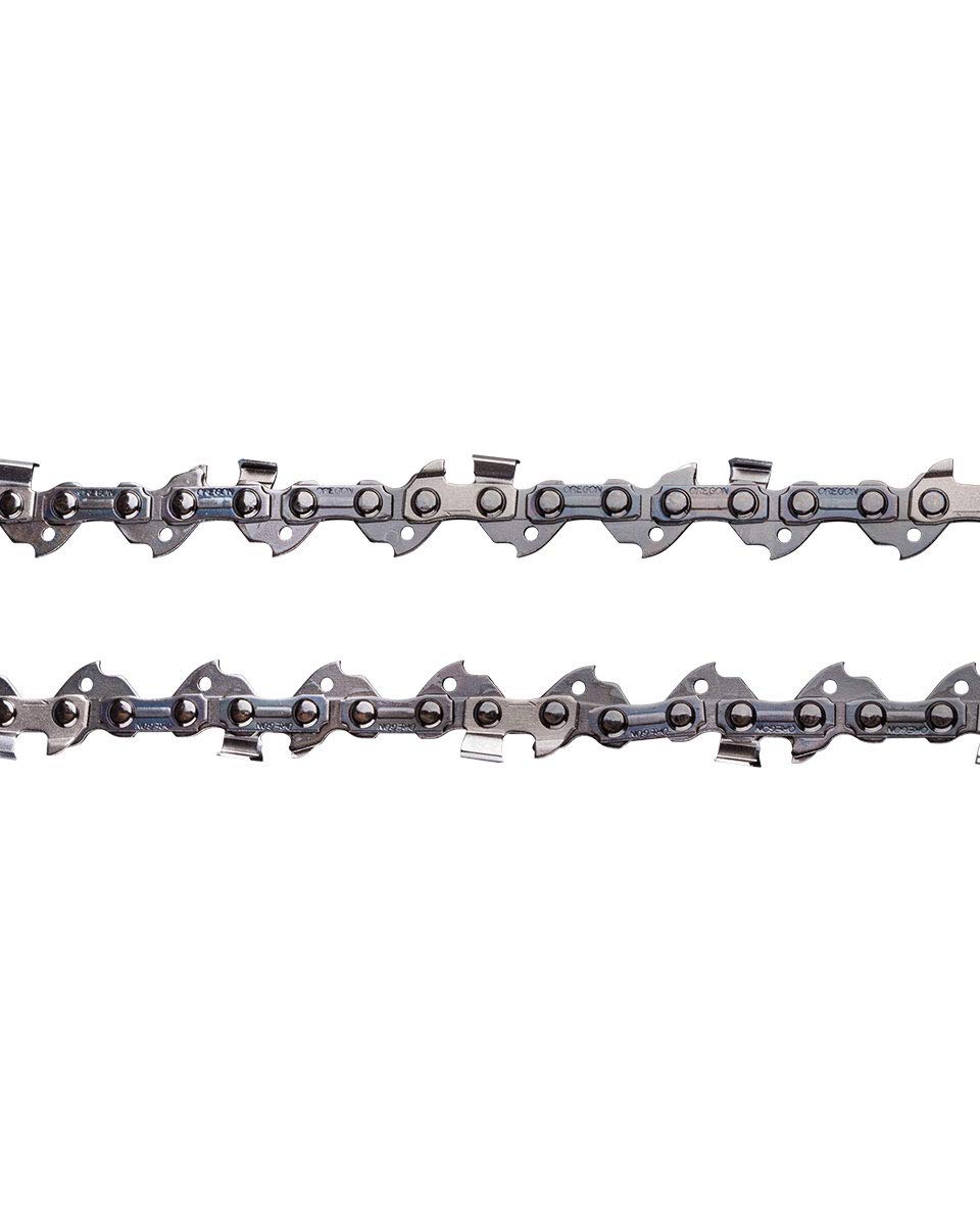 Oregon AdvanceCut 3/8" Low Profile Pitch, .043" (1.1 mm) Gauge Chamfer Chisel Chainsaw Chain for 12 Inch Bar - 44 Drive Links - fits Stihl and more (90PX)