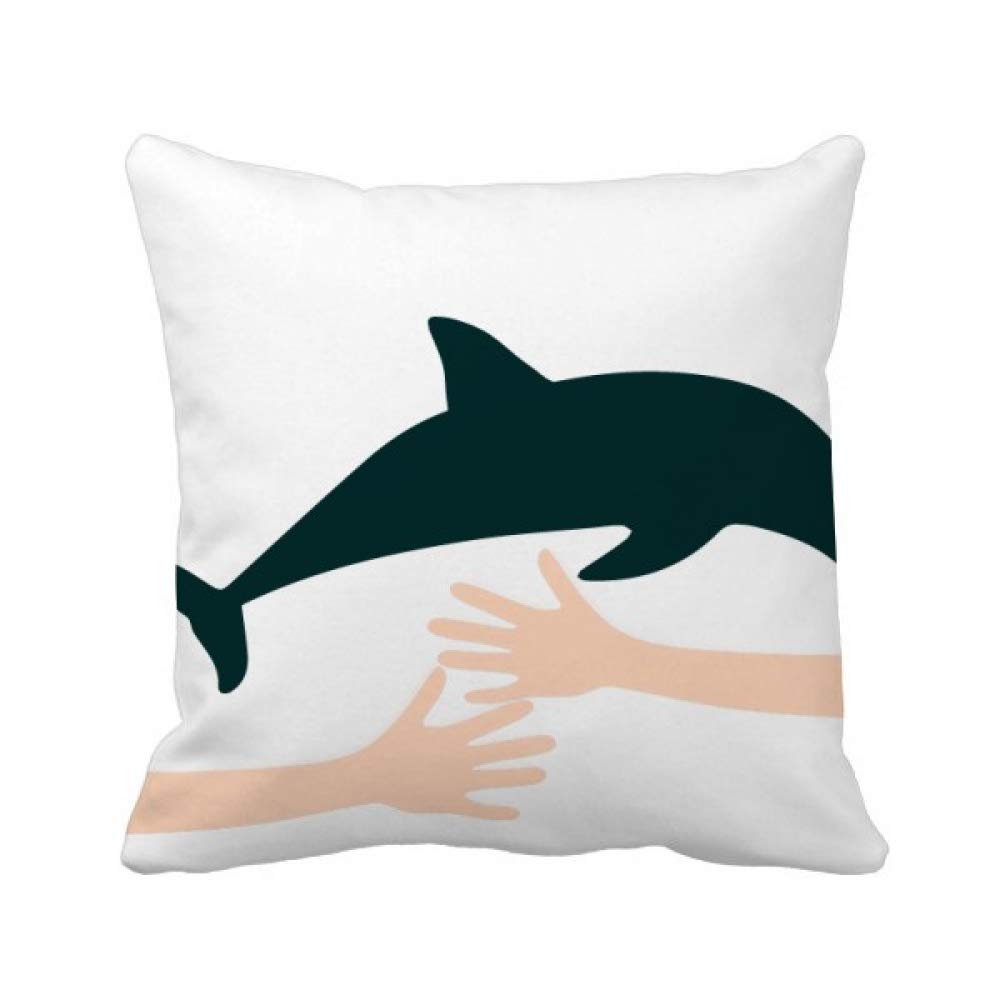 Coussin dauphins bleu océan pour soulager le stress du quotidien