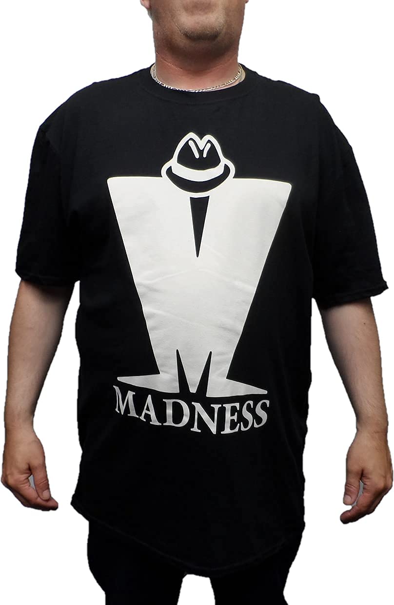 Mazeys Mens Official Madness T Shirts (X Large, M Logo)