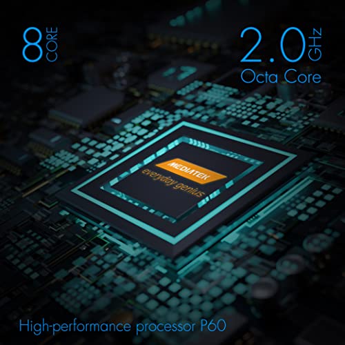 Nuu B10 | 2022 | Unlocked | Us Warranty| 6.55” Hd+ Display | 48Mp Triple-Camera | 64Gb + 4Gb Ram | 4000Mah Battery | Android 11 | (Blue Color) #TOP2