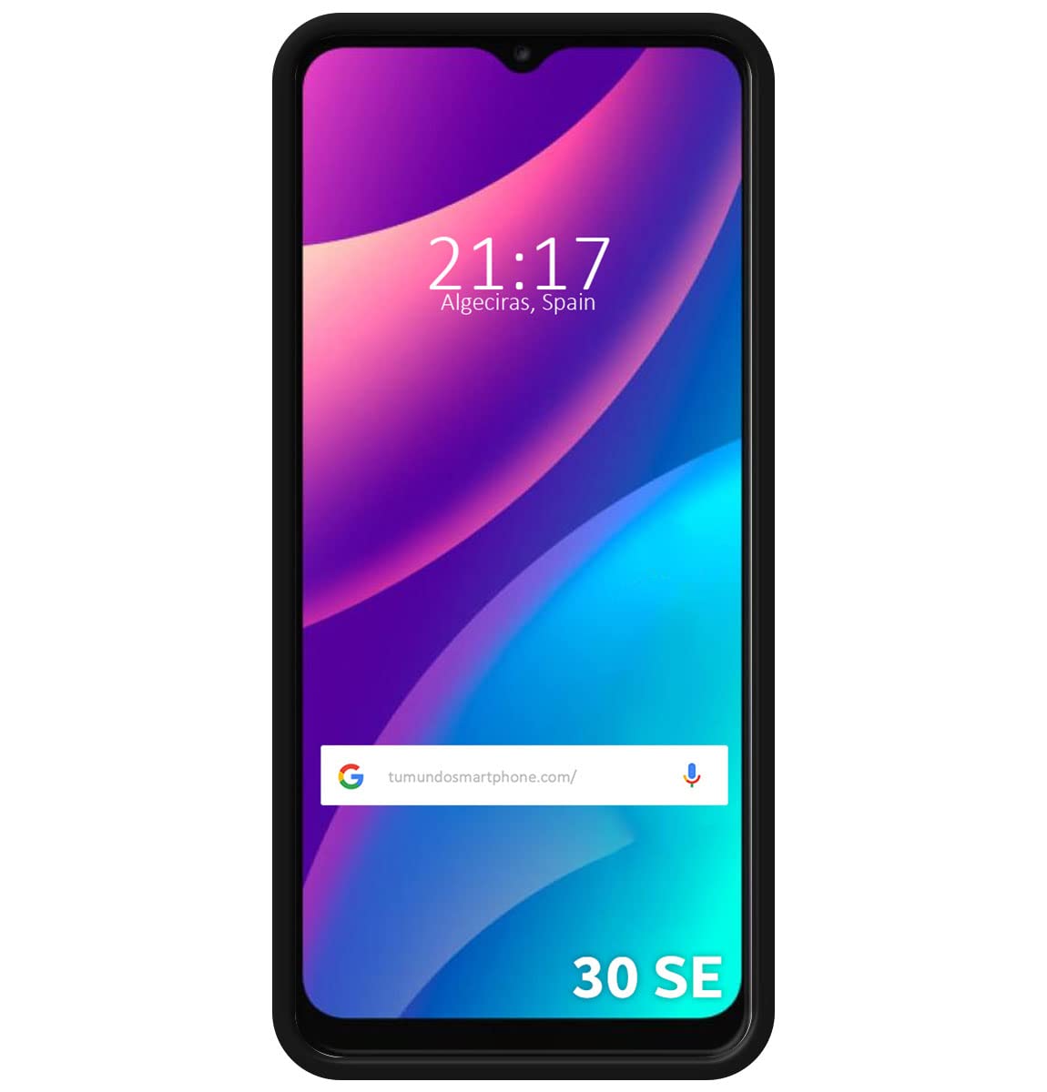 Tumundosmartphone Etui do TCL 30 SE / 30E / 306/306 Kolor Czarny