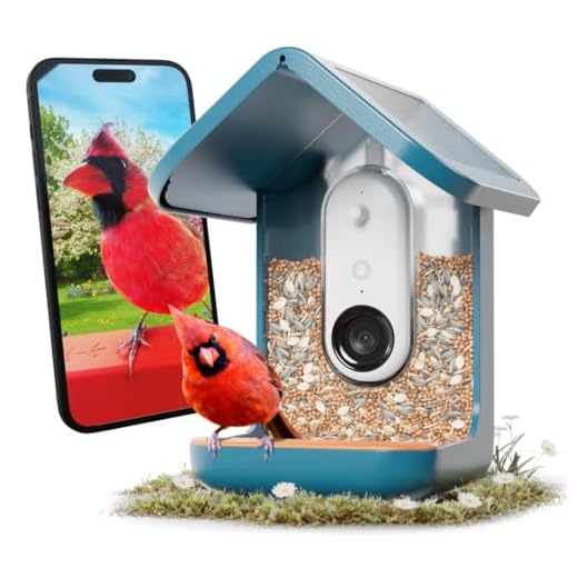 Bird Buddy PRO Solar Smart Bird Feeder with Camera - AI Bird Species Identification