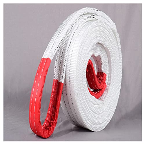 Lift Sling Straps Durable Heavy Duty Flat Eye Lift Sling 1-5T Capacity Lifting Straps Nylon Recovery Strap Web Sling Heavy Multi-Layer Weaving Lifting Straps (Color : 1T, Size : 7M)