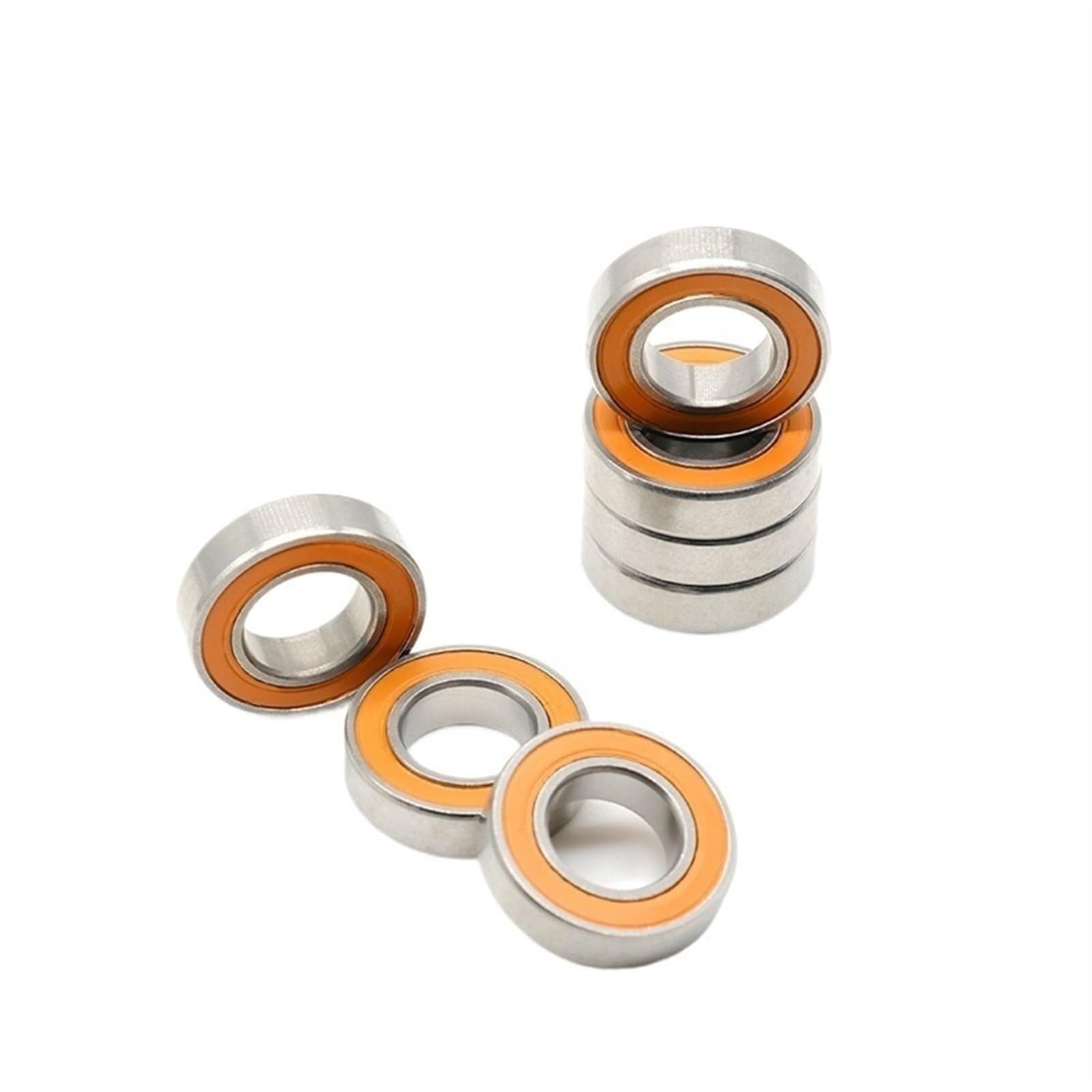 Rillenkugellager 10 PC-Lager S6800 2RS 440C Edelstahlringe mit Si3N4-Keramikkugeln Lager S6800 RS