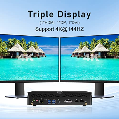 Image of msecore Mini Desktop Computer with i9-9900KF 3.60 GHz, RTX2060 6G, 64G DDR4 RAM, 1T NVME SSD, 4K@144Hz, 8K, Multi-Screen Display, Wi-Fi 6, BT5.1, Gaming PC with Win11 Pro