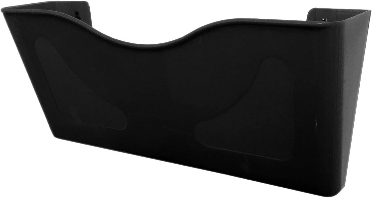 Deflecto Graphite Landscape A4 Wall Mounted Document Holders - A4 Sign Holder - A4 Leaflet Holder Wall Mounted Letter Rack Leaflet Display Stands A4 Poster Holder A4 Menu Holders