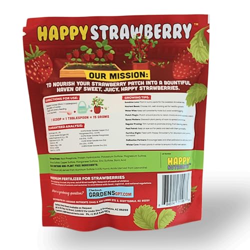 Fertilizante para fresas Happy Strawberry 0.34 kg miniatura 6