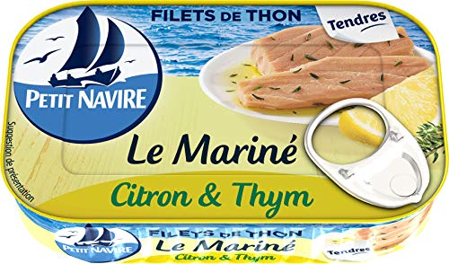 Pequeño recipiente Filetes de Atún el Marinado Limón/Tomillo 115 g