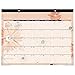 AT-A-GLANCE Academic Year Desk Pad Calendar, July 2016 - July 2017, 21-3/4"x17", Flowers (5035-A6)
