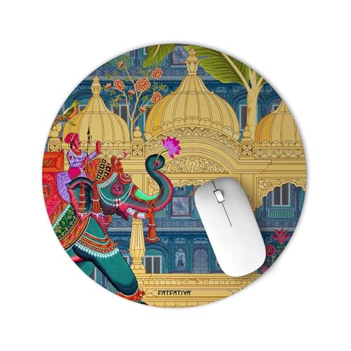 Image of Fatfatiya Ele in Shekhawati Printed Mousepad