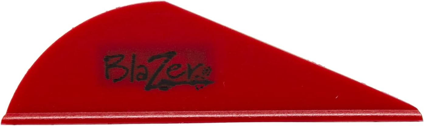 2" Blazer Broadhead Vanes - Red - 100Pk
